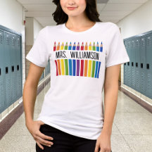Colorful Teacher Back To School Pencils Collection