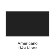 Cartão de visita tamanho Americano personalizável