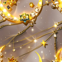 Notebook – Luxury Celestial Moon Phase Cosmic