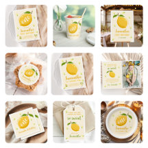 Citrus Birthday Party Collection 1