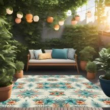 Tropical Light Home Decor Matching Rugs