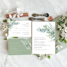 WEDDING - Arianna Elegant Greenery