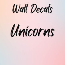 Unicorn Wall Decals