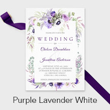 Purple, Lavender, and White Floral