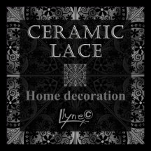 Ceramic Lace Black for Home