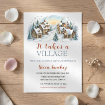 It Takes a Village Baby Shower