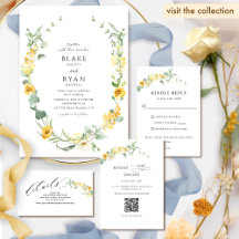 Beautiful Yellow and Ochre Floral Collection