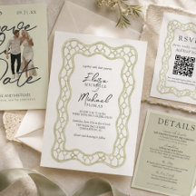 Sage Green French Trellis Wedding Suite