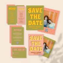 Groovy Funky Colorful Wedding Collection