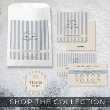 French Stripes Bakery Business Collection