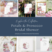 Petals & Prosecco Bridal Shower Collection