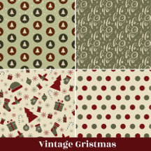 Vintage minimalist Christmas home decor