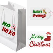 Christmas Gift Bags and Tissue Paper