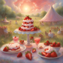 Decadent Strawberry Short cake party