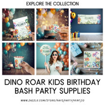 Dino Roar Kids Birthday Bash Party Supplies