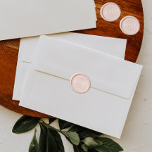 Personalized Wax Seal Stickers for Weddings