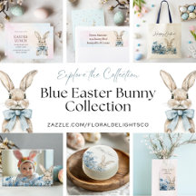 Blue Easter Bunny Collection