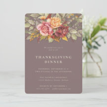 Thanksgiving - Autumnal Florals Collection