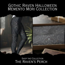 Gothic Raven Halloween Memento Mori Collection
