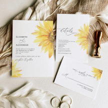 Sunflower wedding