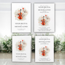 Violin Music Recital Supplies