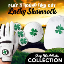 St. Patrick's Day Lucky Clover Golf Accessories