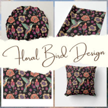 Floral Bird Design   Nature-Inspired Artwork 