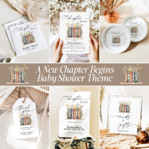 New Chapter Begins Baby Shower, Storybook Theme