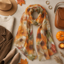 Chiffon Elegance: Florals and Plaid