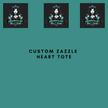 A Custom Zazzle Heart Tote