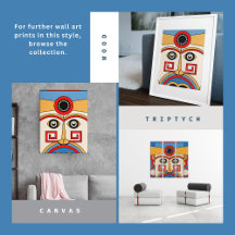 Religious Tiki Tribal Mask Wall Art