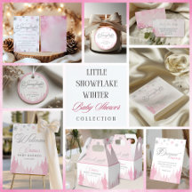 Little Snowflake Winter Baby Shower Collection
