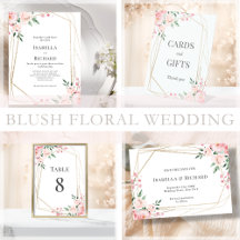 Blush Floral Wedding