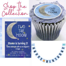 Two The Moon Blue Second Birthday Party