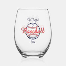 Stemless Wine Cocktail Drinkware Bar Glasses