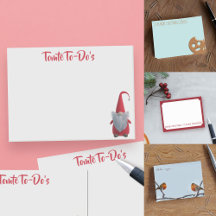 Festive Christmas Post it Notes