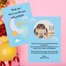 Kids Birthday Thank You Cards