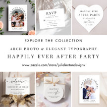 Elegant Arch Photo Wedding Reception Suite