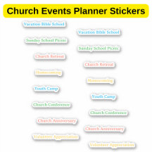 Christian Planner & Bullet Journal Stickers