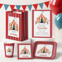 Circus themed first birthday