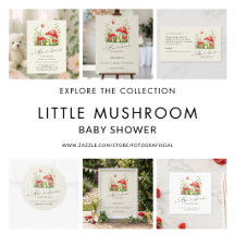 A Little Mushroom Baby Shower