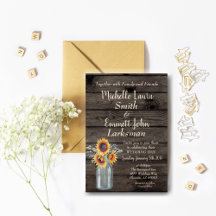 Sunflower Rustic Dark Wood Collection