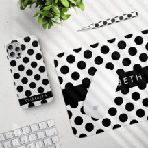 Black and White Polka Dots - Home Decor Collection
