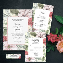 Blush Pink and Sage Green Vintage Charm Wedding