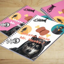 Cute Ninja Husky Dog 