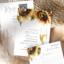 Sunflower Bridal Shower Garden Party