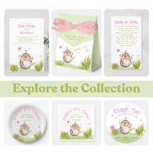 Hedgehog Garden Party Bright Pastel Baby Shower