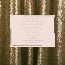 Blush & Gold Dazzling Wedding Suite