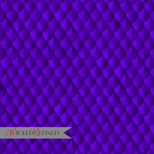 Dragon Scale Armor Royal Purple Monogram