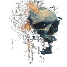 Tech Noir Circuit Skull Collection